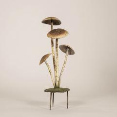 Painted French Tole Mushroom Decoration - 4180675