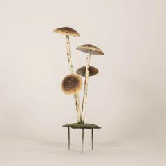 Painted French Tole Mushroom Decoration - 4181150