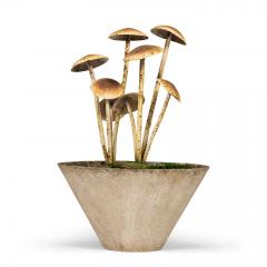 Painted French Tole Mushroom Decoration - 4181152