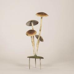 Painted French Tole Mushroom Decoration - 4181694