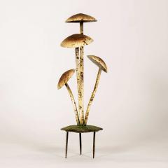 Painted French Tole Mushroom Decoration - 4181888