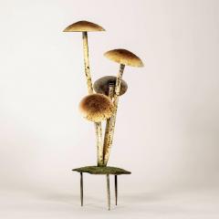 Painted French Tole Mushroom Decoration - 4181889