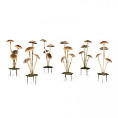 Painted French Tole Mushroom Decoration - 4181890