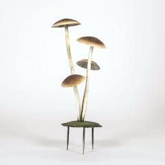 Painted French Tole Mushroom Decoration - 4181903