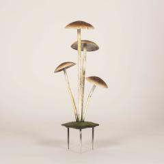 Painted French Tole Mushroom Decoration - 4181907