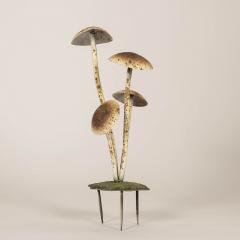 Painted French Tole Mushroom Decoration - 4181965