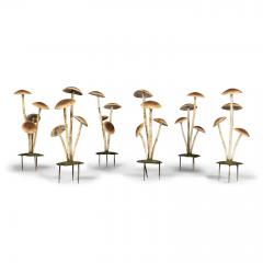 Painted French Tole Mushroom Decoration - 4181966