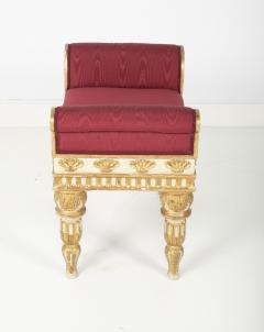 Painted Gilt Bench Made in the Style of a Gianni Versace Estate Bench - 2113439