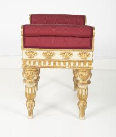 Painted Gilt Bench Made in the Style of a Gianni Versace Estate Bench - 2113440