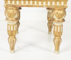 Painted Gilt Bench Made in the Style of a Gianni Versace Estate Bench - 2113443