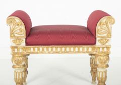 Painted Gilt Bench Made in the Style of a Gianni Versace Estate Bench - 2113452