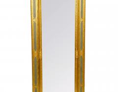 Painted Gilt and Ebonized Mid 20th Century Italian Venetian Style Wall Mirror - 4552764