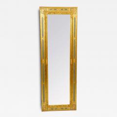Painted Gilt and Ebonized Mid 20th Century Italian Venetian Style Wall Mirror - 4553733