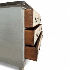 Painted Gray Blue Three Drawer Commode - 4347985