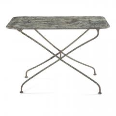 Painted Iron French Garden Table - 3102819