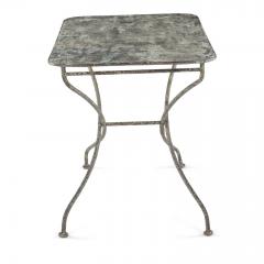 Painted Iron French Garden Table - 3102823