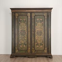 Painted Italian Baroque cabinet 18th or 19th century circa 1820 - 3687787