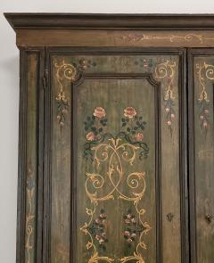 Painted Italian Baroque cabinet 18th or 19th century circa 1820 - 3687788