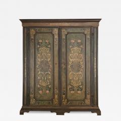 Painted Italian Baroque cabinet 18th or 19th century circa 1820 - 3690160