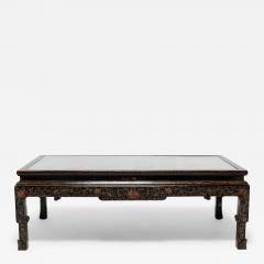 Painted Kang Table with Stone Inlay - 4205100
