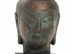 Painted Metal Sculpture of Buddha - 791019