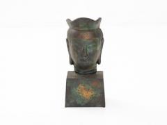 Painted Metal Sculpture of Buddha - 791021