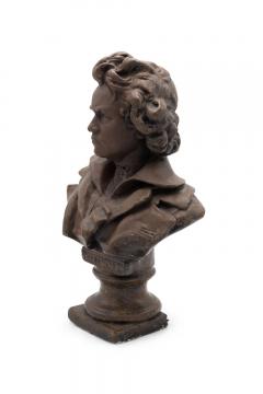 Painted Plaster Beethoven Bust - 4407738