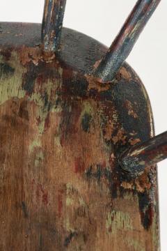 Painted Primitive Welsh Windsor Armchair - 4376693
