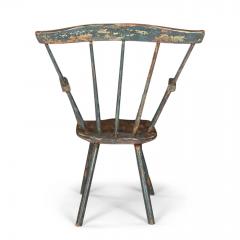 Painted Primitive Welsh Windsor Armchair - 4376698
