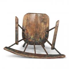 Painted Primitive Welsh Windsor Armchair - 4376701