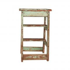Painted Stool Ladder Mexico Circa 1900 - 1472310
