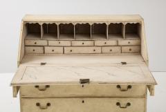 Painted Swedish Secretary 19th Century - 3320580