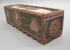 Painted Wood Casket - 268897