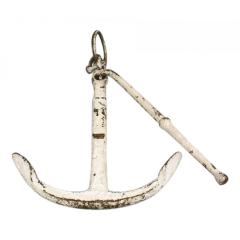 Painted Wrought Iron Anchor - 4717097