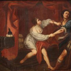 Painting from 18th century Joseph and and Potiphars Wife - 4025169