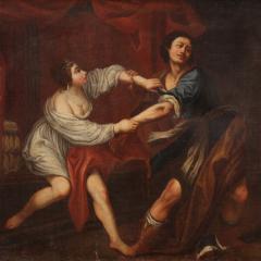 Painting from 18th century Joseph and and Potiphars Wife - 4025175