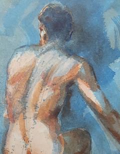 Painting of a Standing Figure circa 1970 - 4211212