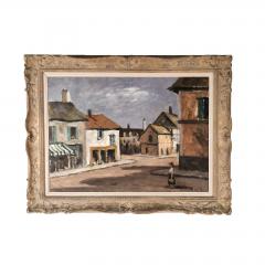 Painting of a Town Square by Wallace Smith Mexico circa 1920 - 4212947