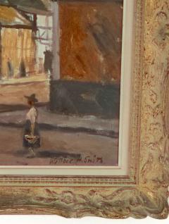 Painting of a Town Square by Wallace Smith Mexico circa 1920 - 4212948