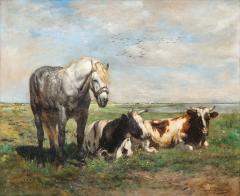 Painting of horse and cow  - 2819796
