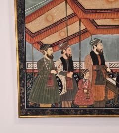 Painting on Paper of Group of Men India circa 1950 - 4479507