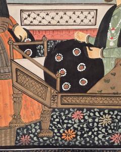 Painting on Paper of Group of Men India circa 1950 - 4479509