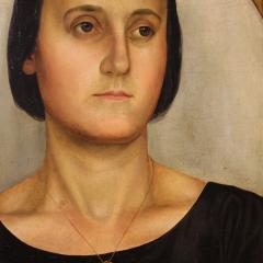 Painting portrait of a woman signed Alad r Kaczi ny and dated 1923 - 3923858