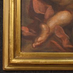 Painting signed Mattia Traverso from the 20th century cherubs game - 4103762