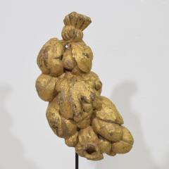 Pair 17 18th Century French Gilded Carved Oak Baroque Ornaments - 4119451