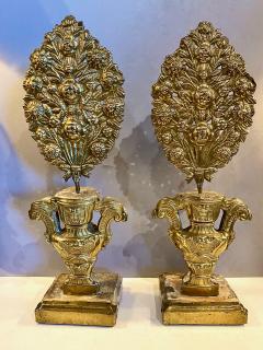 Pair 18th Century French Altar Decorations - 3176820