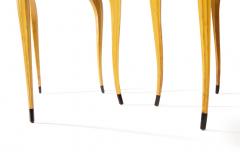 Pair 1940 s Swedish Side Tables with Inlaid Rosewood Parquet Top - 4445134