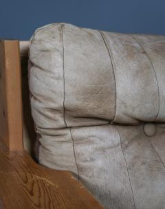 Pair 1970s Pinewood Patchwork Cognac Leather Lounge Chair - 2314021