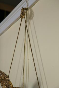Pair 19th C Mirror Oval Sconces Giltwood Design With Two Candle On Each Mirror - 2934479