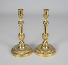 Pair 19th Century French Brass Candlesticks - 3205371